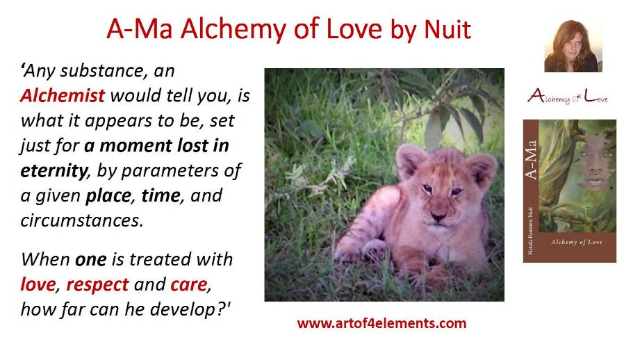 Alchemy and Soul Spiritual quote from Ama Alchemy of Love Spiritual Novel