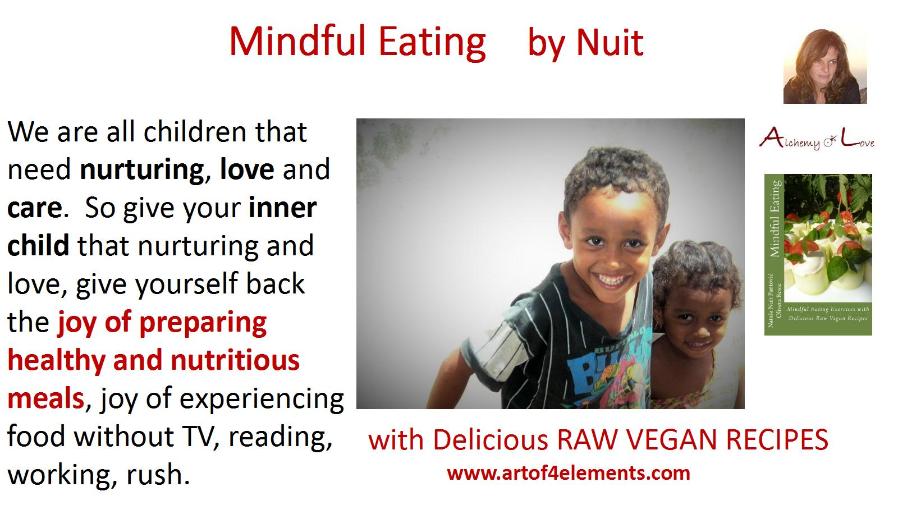 Mindful Eating Book Quote about nurture inner kid with mindfulness eating