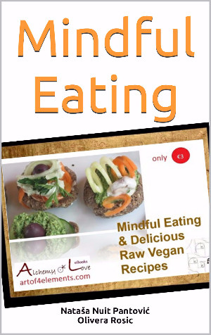 Mindful Eating Book with Raw Vegan Recipes
