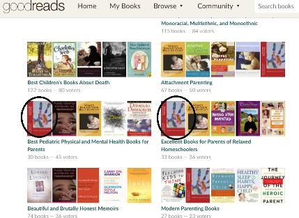 Conscious Parenting on the Best Books Goodreads List for Mental Health for Parents, Attachment Parenting and Best Parenting Reads as voted by readers